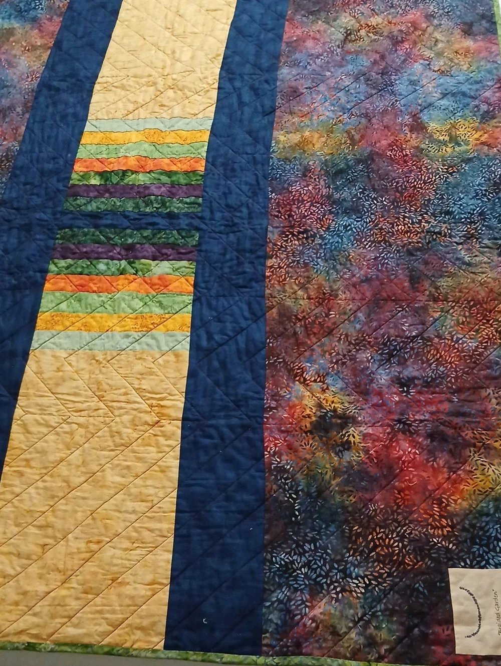 Handmade Floral Quilt